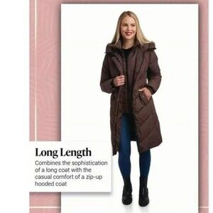 Jessica Simpson Womens size S Waterproof Insulated Hooded  Coat Outerwear